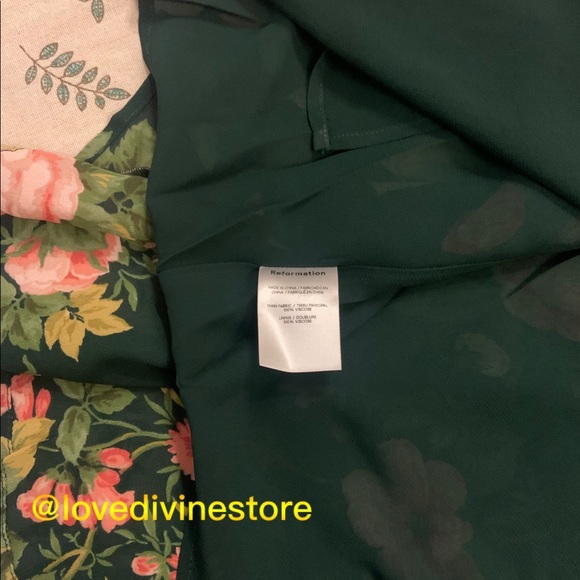 Reformation Juliette Dress Belvedere - Picture 5 of 7